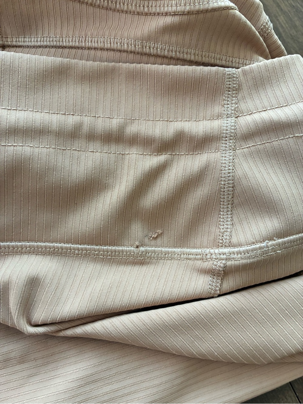Fabletics Nude Ribbed Leggings - Picture 6 of 6